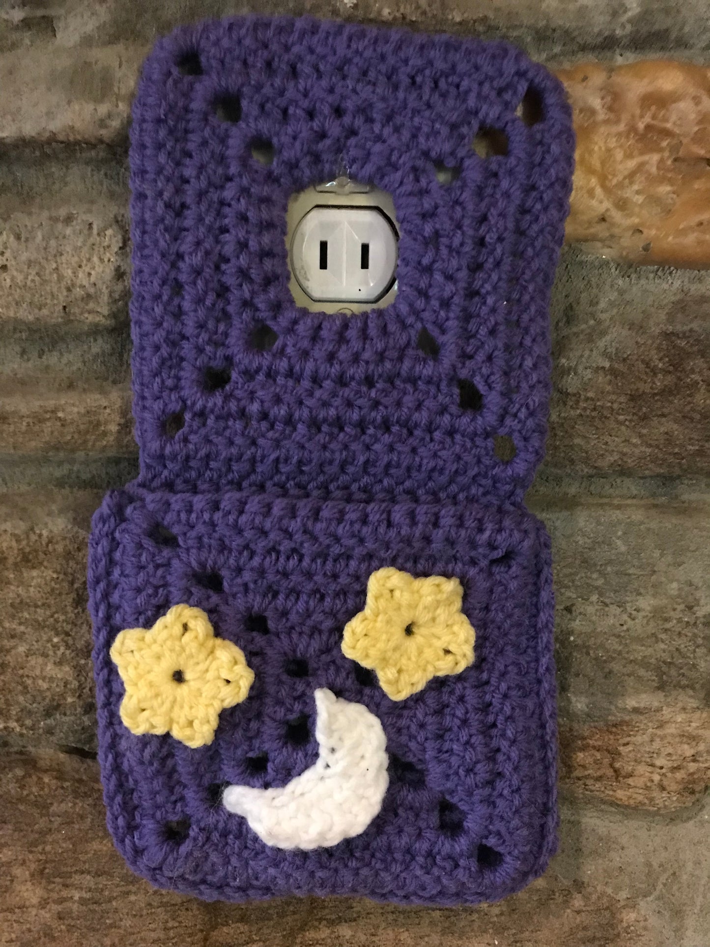 Crocheted Phone Charger Hanger/Holder